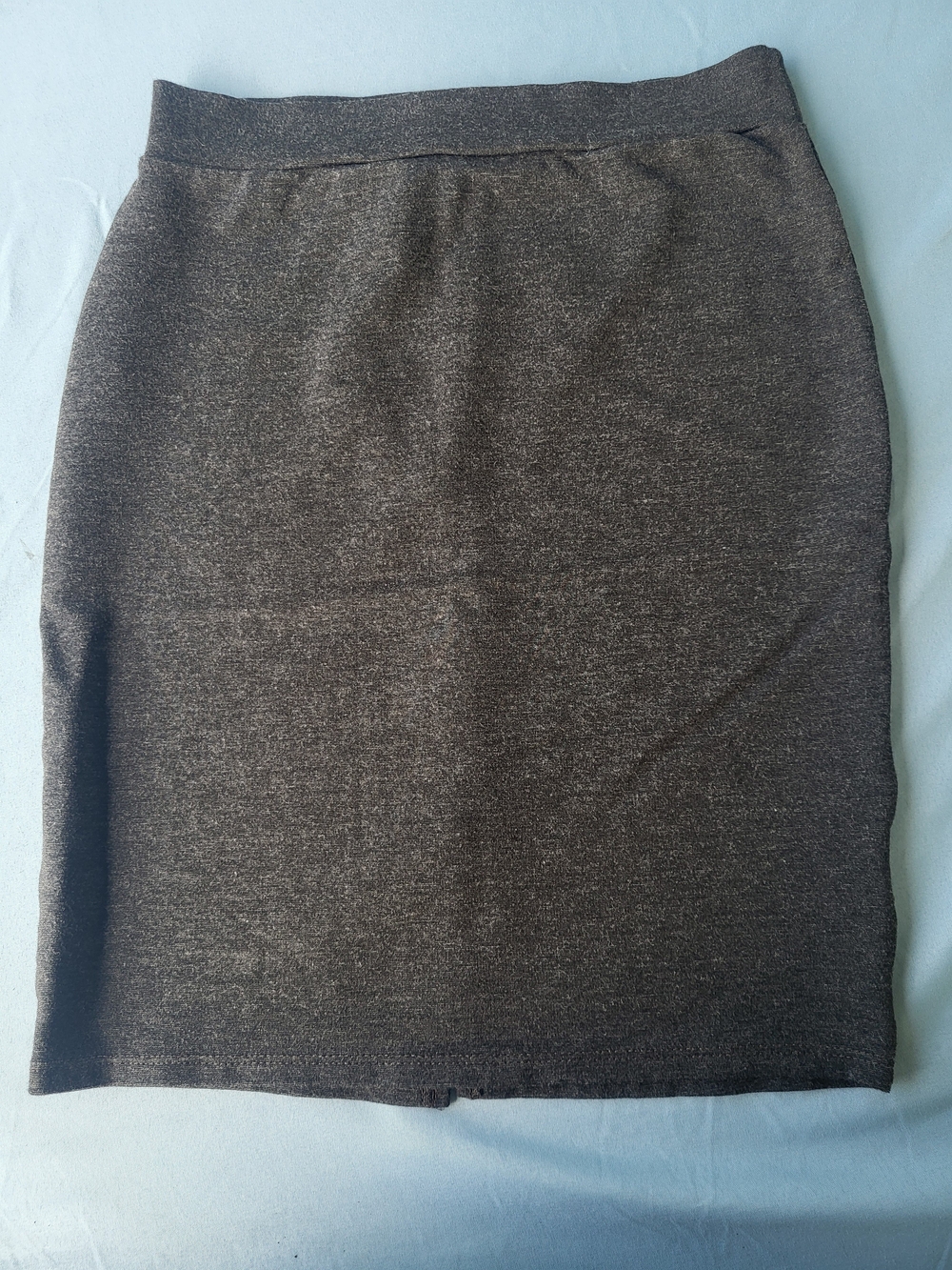 Charlotte Russe Dark Gray Knit Pencil Skirt
